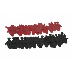 Chess Demo Board - Roll Up Slotted Type CQ