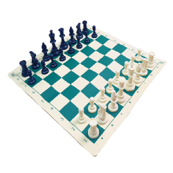 Chess Set - 2SQ Vinyl Mat + Bag CQ