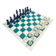 Chess Set - 2SQ Vinyl Mat + Bag CQ Chess Set - 2SQ Vinyl Mat + Bag CQ