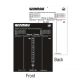 Dart Scoreboard - Winmau Dry Wipe CQ