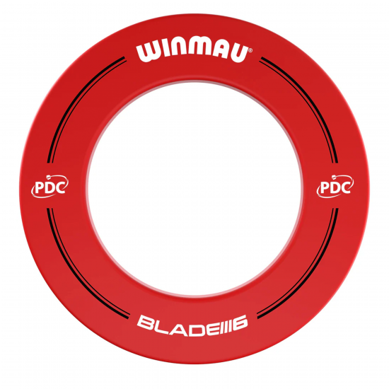 Dartboard Surround - Winmau PDC Red CQ Dartboard Surround - Winmau PDC Red CQ