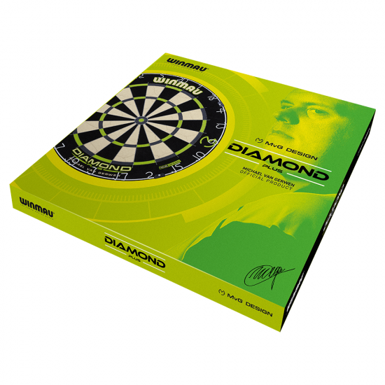 Dartboard - Winmau MvG Design Diamond Plus CQ Dartboard - Winmau MvG Design Diamond Plus CQ