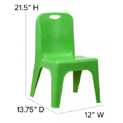 Plastic Stackable Chair - IXT099B DQ