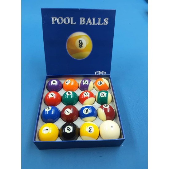 Pool Balls American - CM1 2 1/4" ZC