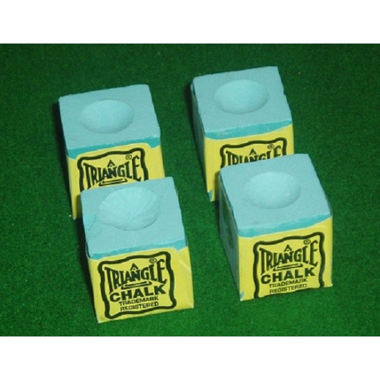 Cue Stick Chalk - Triangle Green (4 pcs) ZC Cue Stick Chalk - Triangle Green (4 pcs) ZC