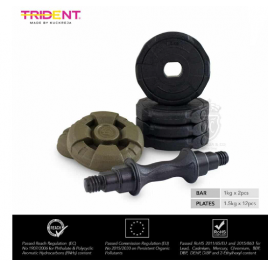Adjustable Dumbbell -Trident Master Premium – 10kg (Pair) KQ Adjustable Dumbbell -Trident Master Premium – 10kg (Pair) KQ