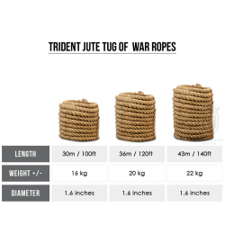 Rope Tug of War / Tarik Tali - Trident (Jute Fibre) KQ
