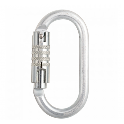 Carabiner - Beal O'smith 3-MATIC Oval Steel Triple Action BMCLOS3