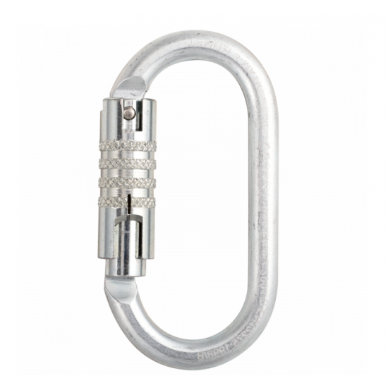 Carabiner - Beal O'smith 3-MATIC Oval Steel Triple Action BMCLOS3 Carabiner - Beal O'smith 3-MATIC Oval Steel Triple Action BMCLOS3