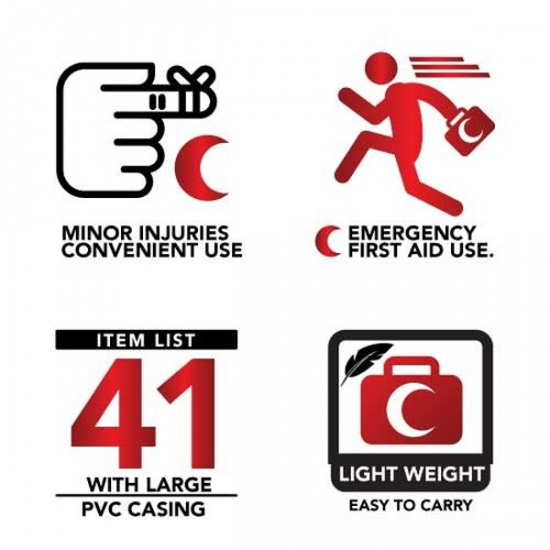 First Aid Kit - PM-05-PL Large (PVC Box) FZ First Aid Kit - PM-05-PL Large (PVC Box) FZ