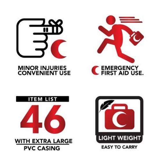 First Aid Kit - PM-06-PXL Extra Large (PVC Box) FZ First Aid Kit - PM-06-PXL Extra Large (PVC Box) FZ