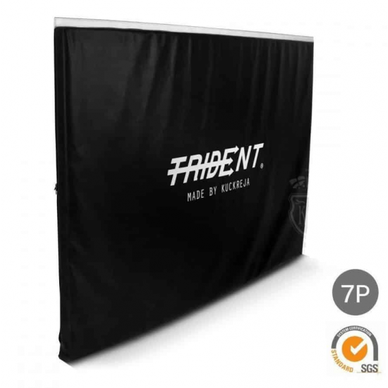 Gym Mat + Velcro - Trident Master Black (180 x 120 x 3/5cm) KQ Gym Mat + Velcro - Trident Master Black (180 x 120 x 3/5cm) KQ