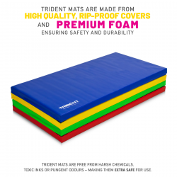 Gymnastic Mat Foldable - Trident (244cm x 122cm x 5cm) KQ
