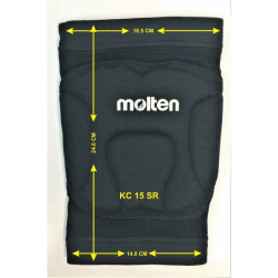 Knee Pad - Molten KC15 Black (Junior/Senior)