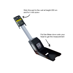 Height Scale (Stature Meter) - New Top Wall Mounted (2.0M) CQ