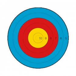 Archery FITA Face - 80cm 5 Ring