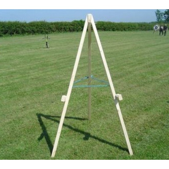 Archery Wooden Tripod Target Stand (Raw wood, Not painted) Archery Wooden Tripod Target Stand (Raw wood, Not painted)