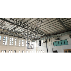 Basketball Post - Spitzer 100159 Ceiling Mounted (Fixed)