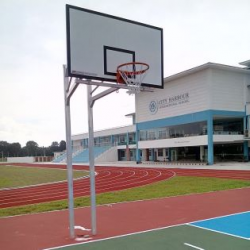 Basketball Post - Spitzer 100230 (Double Post)
