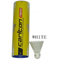 Badminton Shuttlecock Plastic - Carlton T800 White YZ