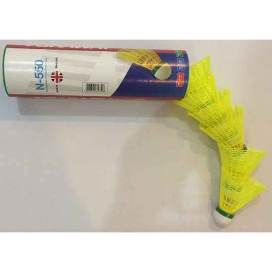 Badminton Shuttlecock Plastic - Ashaway N550 Yellow
