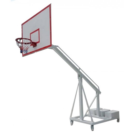 Basketball Post - Fibreglass Board +Weight +Wheel QE Basketball Post - Fibreglass Board +Weight +Wheel QE