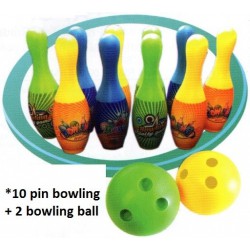10 Pin Bowling + 2 Ball Set - PJK021 Plastic PZ 