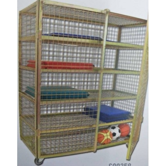 Trolley Cage +Shelf- TS8 [ 40" x 80" x 17" ]