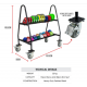 Shot and Discus Cart - Trident KQ Shot and Discus Cart - Trident KQ