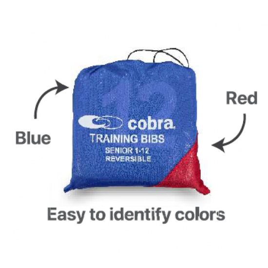 Football Bib Set - Cobra Mesh Reversible (Junior/Senior) (Numbered 1~12) CQ