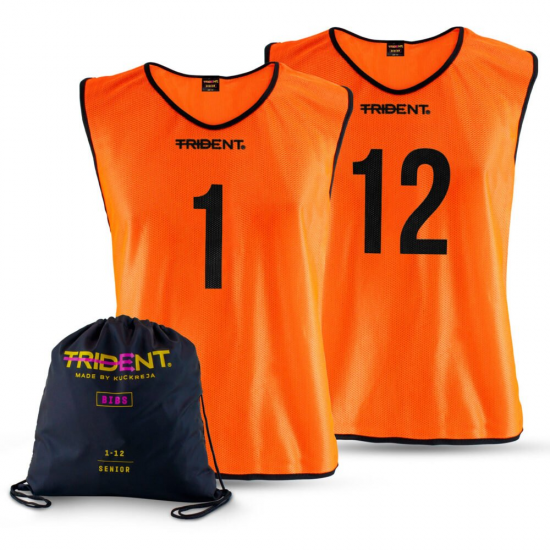 Football Bib Set - Trident Mesh Junior/Senior (Numbered 1-12) KQ Football Bib Set - Trident Mesh Junior/Senior (Numbered 1-12) KQ