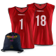 Football Bib Set - Trident Mesh Junior/Senior (Numbered 1-18) KQ Football Bib Set - Trident Mesh Junior/Senior (Numbered 1-18) KQ