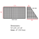 Football Net - GTO GT20/25/30 Extra Junior (12' x 6') CQ Football Net - GTO GT20/25/30 Extra Junior (12' x 6') CQ