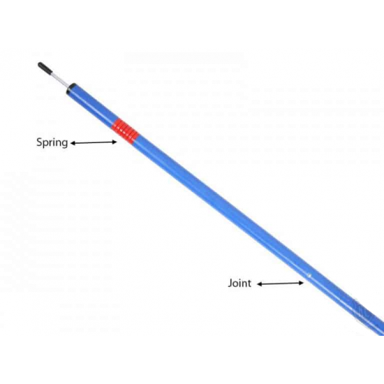 Slalom Pole - Trident 32mm Detachable + Spring 1.7m (1pc) KQ Slalom Pole - Trident 32mm Detachable + Spring 1.7m (1pc) KQ