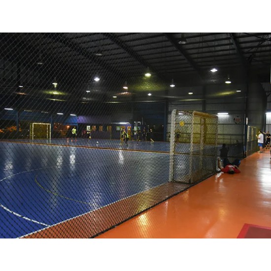 Futsal Court Netting Backstop - HDPE +Border Rope QE