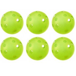 Softball Wiffle Ball - Diamond TFW 9" 0520-0007 for Floorball, PickleBall, Baseball & Hockey (6 balls) CQ