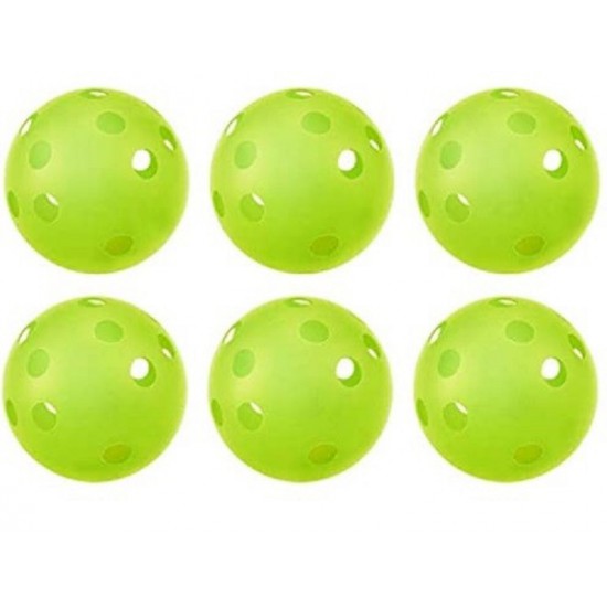 Softball Wiffle Ball - Diamond TFW 9" 0520-0007 for Floorball, PickleBall, Baseball & Hockey (6 balls) CQ