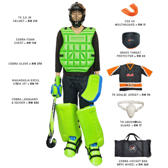 Hockey Goalie Set - Cobra Junior (10 Items) CQ
