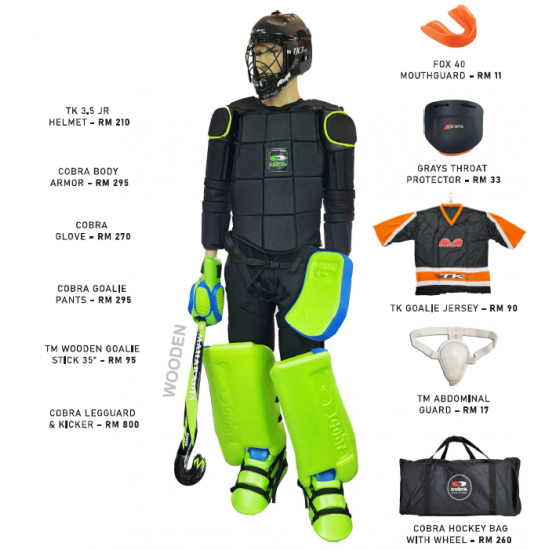 Hockey Goalie Set - Cobra Junior (12 Items) CQ