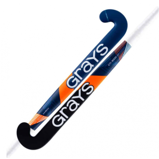 Hockey Stick (Composite) Indoor - Grays GTI 3000 Jumbow Navy/Orange KQ Hockey Stick (Composite) Indoor - Grays GTI 3000 Jumbow Navy/Orange KQ