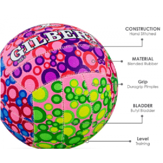 Netball Size 4 – Gilbert Supporter Netball Bubbles KQ Netball Size 4 – Gilbert Supporter Netball Bubbles KQ