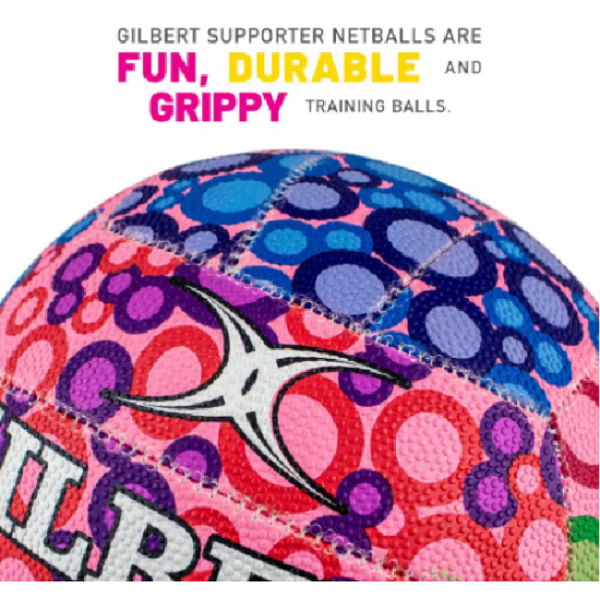 Netball Size 4 – Gilbert Supporter Netball Bubbles KQ Netball Size 4 – Gilbert Supporter Netball Bubbles KQ