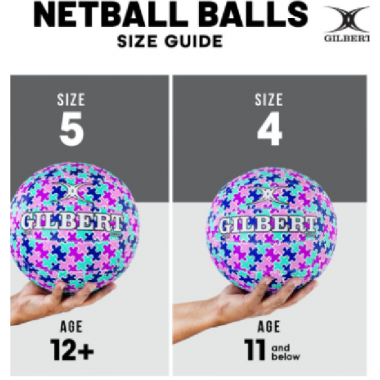 Netball Size 5 – Gilbert Supporter Netball Puzzle KQ Netball Size 5 – Gilbert Supporter Netball Puzzle KQ