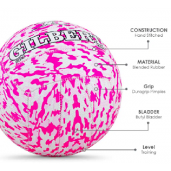  Netball Size 4 – Gilbert Supporter Netball Pink Camo KQ