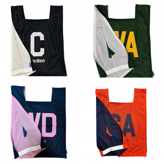 Netball Bib Set - Molten BT6086 Reversible Free Size
