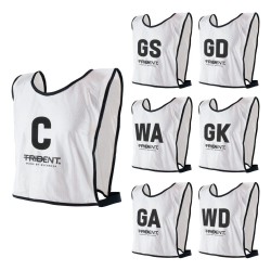 Netball Bib Set - Trident Single Side Junior / Senior KQ
