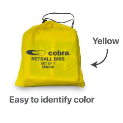 Netball Bib Set - Cobra Mesh 1 Sided (Junior/Senior) CQ 