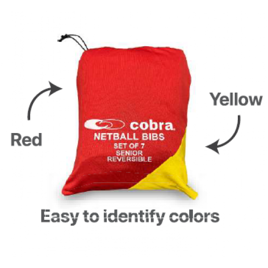 Netball Bib Set - Cobra Mesh Reversible (Junior/Senior) CQ 