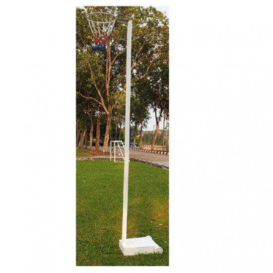 Netball Post - New Top Pro (10ft) + Square Weight + Wheels CQ Netball Post - New Top Pro (10ft) + Square Weight + Wheels CQ