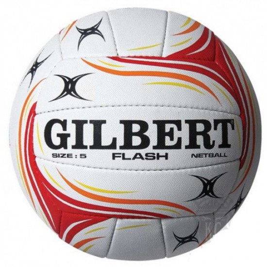 Netball Ball Size 5 - Gilbert Flash Match KQ